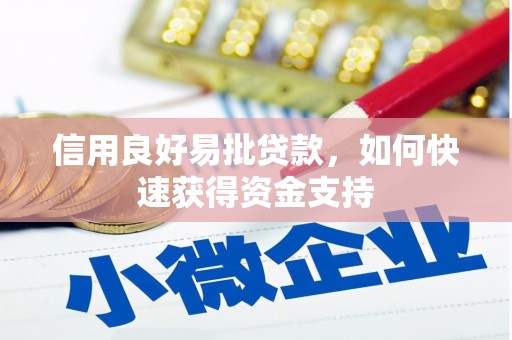 巫山信用良好易批贷款，如何快速获得资金支持